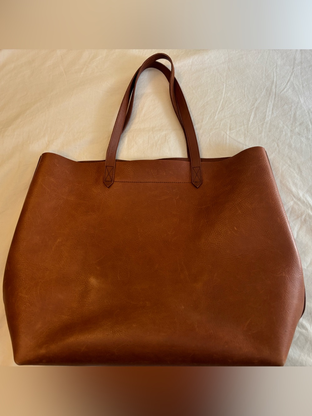 Madewell Brown Leather Transport Tote